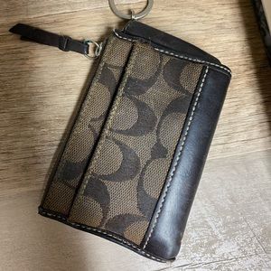 Coach wallet keychain